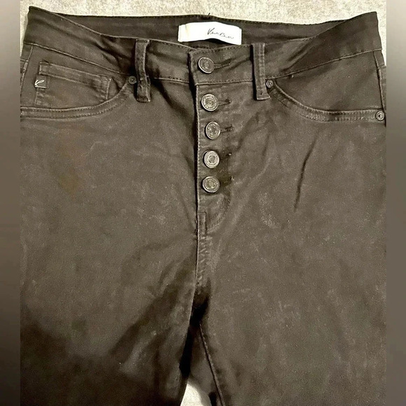 Kancan black button fly skinny jeans size 9/28 - Picture 2 of 6